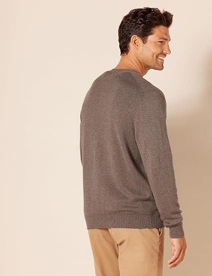 Brown Button-Up Cardigan Sweater image 5